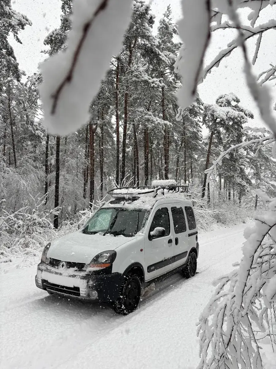 Gebraucht Renault Kangoo 80 PS (58 kW) 2004 Weiß Van / Kleinbus