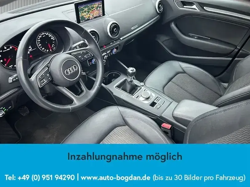 Second-hand Audi A3 S-Line 150 CP (110 kW) 2018 Negru Berlinǎ