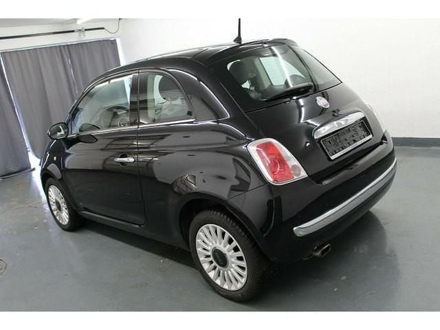Gebraucht Fiat 500 Lounge 69 PS (50 kW) 2012 Vesuvioschwarzmetallic Kleinwagen
