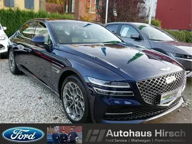Occasion Genesis G80 Premium 305 ch (224 kW) 2022 Bleue Berline