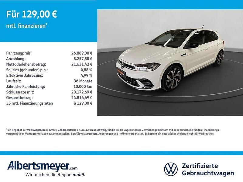 Weiß Gebraucht 2024 VW Polo R-line Limousine | 26.889 € (Etwas zu teuer) - Bild 1/4