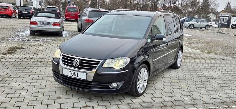 Gebraucht VW Touran Highline 140 PS (102 kW) 2008 Schwarz Van / Kleinbus