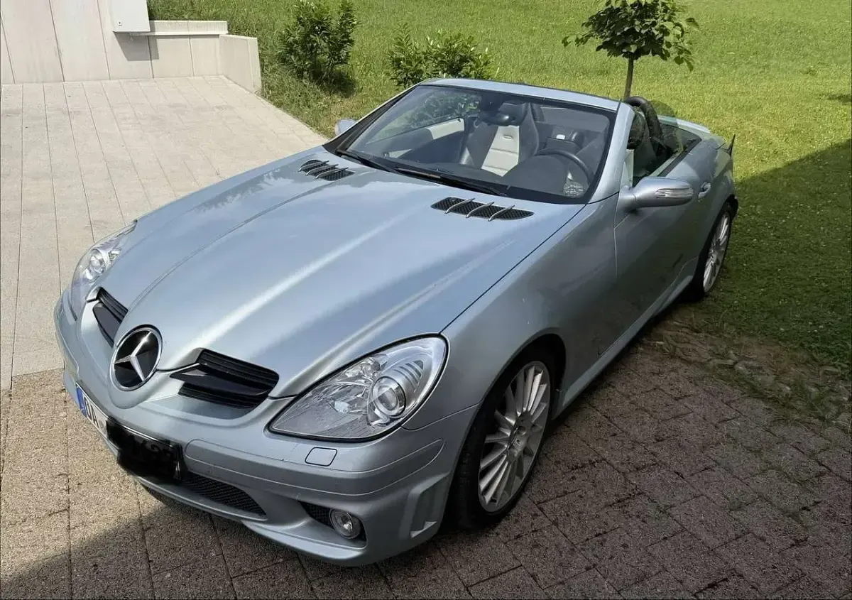 Gebraucht Mercedes SLK55 AMG AMG 360 PS (264 kW) 2005 Silber Cabrio