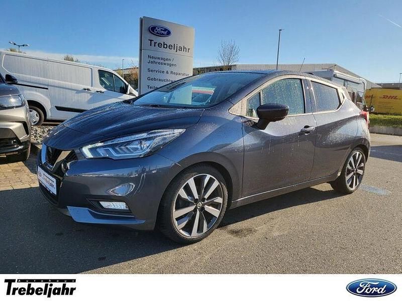 Grau Gebraucht 2019 Nissan Micra Tekna Kleinwagen | 13.990 € (Fairer Preis) - Bild 1/4