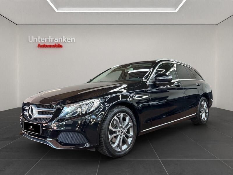 Schwarz Gebraucht 2017 Mercedes C180 Avantgarde Kombi | 16.980 € (Guter Preis) - Bild 1/4