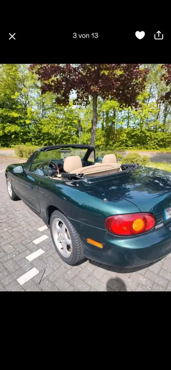 Gebraucht Mazda MX5 146 PS (107 kW) 2000 Grün Cabrio