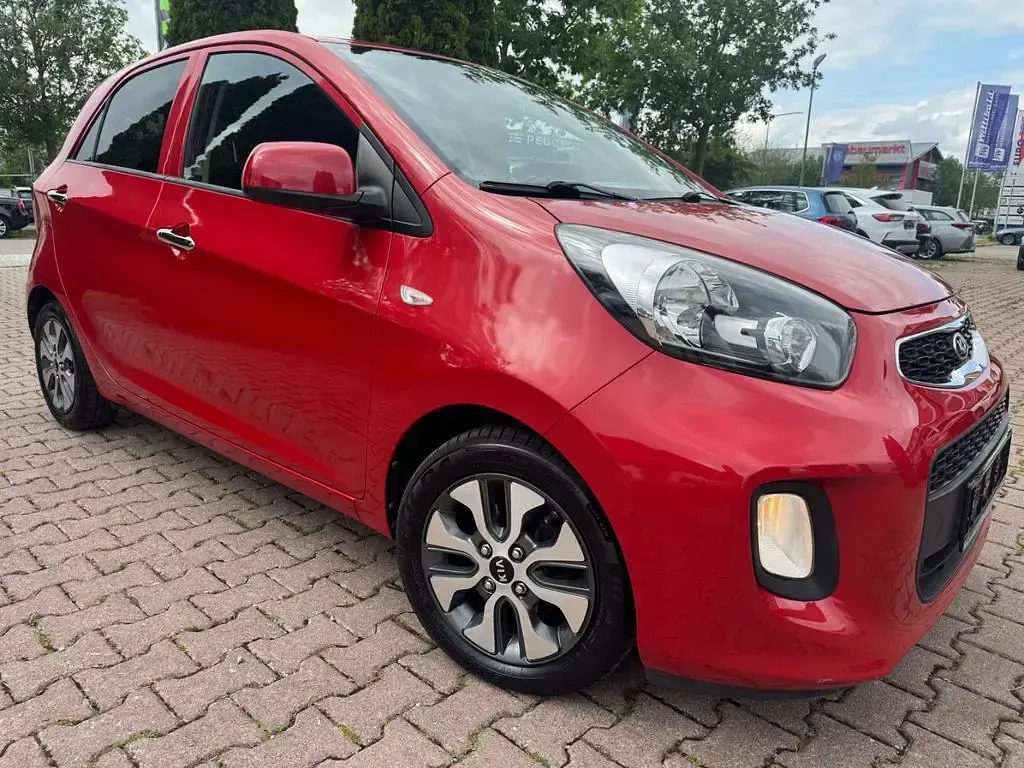 Gebraucht Kia Picanto DREAM-TEAM Edition 67 PS (49 kW) 2015 Rot Kleinwagen