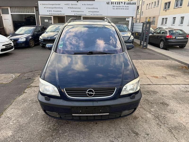 Gebraucht Opel Zafira Selection 147 PS (108 kW) 2002 Blau Van / Kleinbus