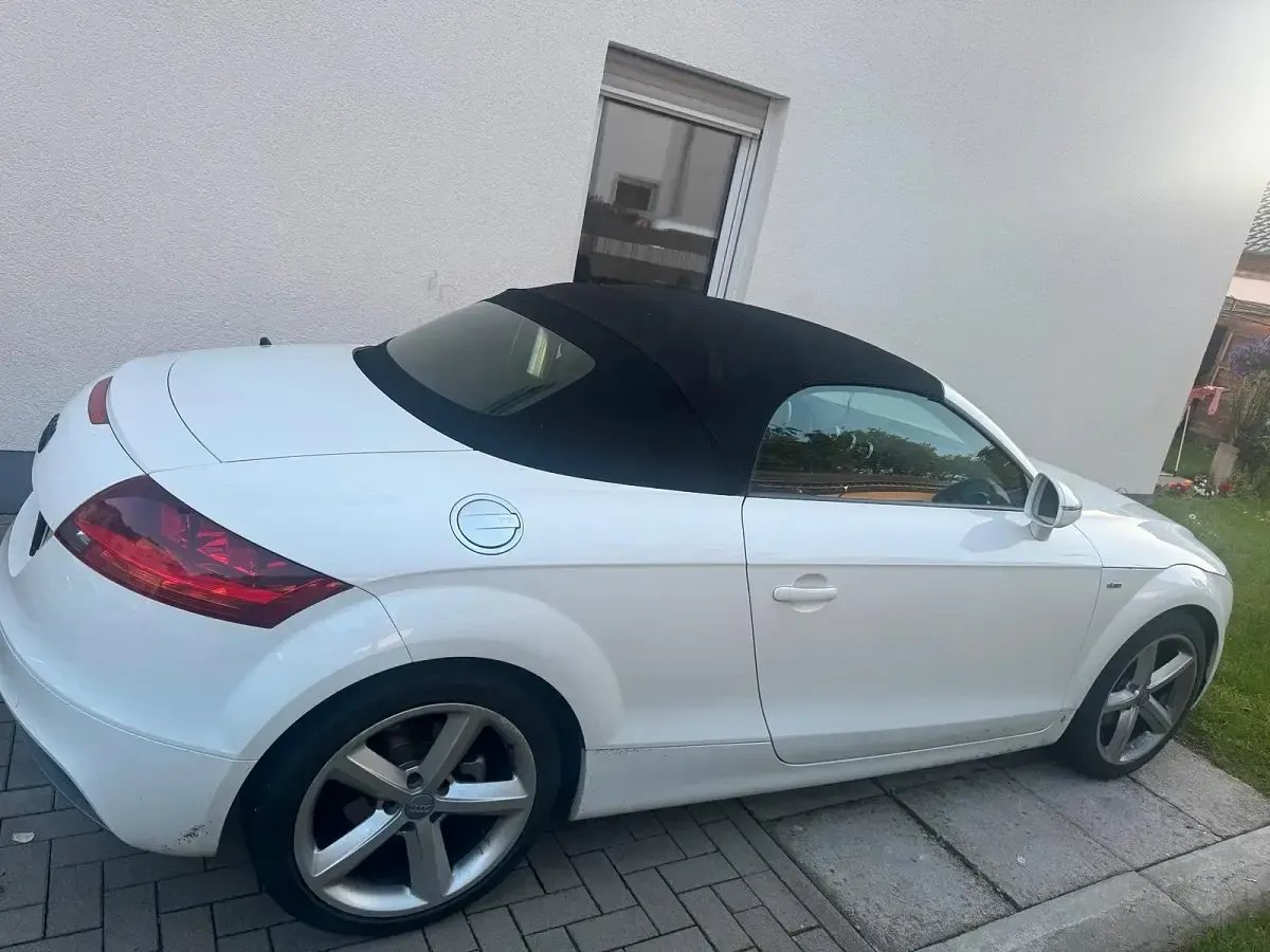 Gebraucht Audi TT Roadster S-Line 200 PS (147 kW) 2008 Weiß Cabrio