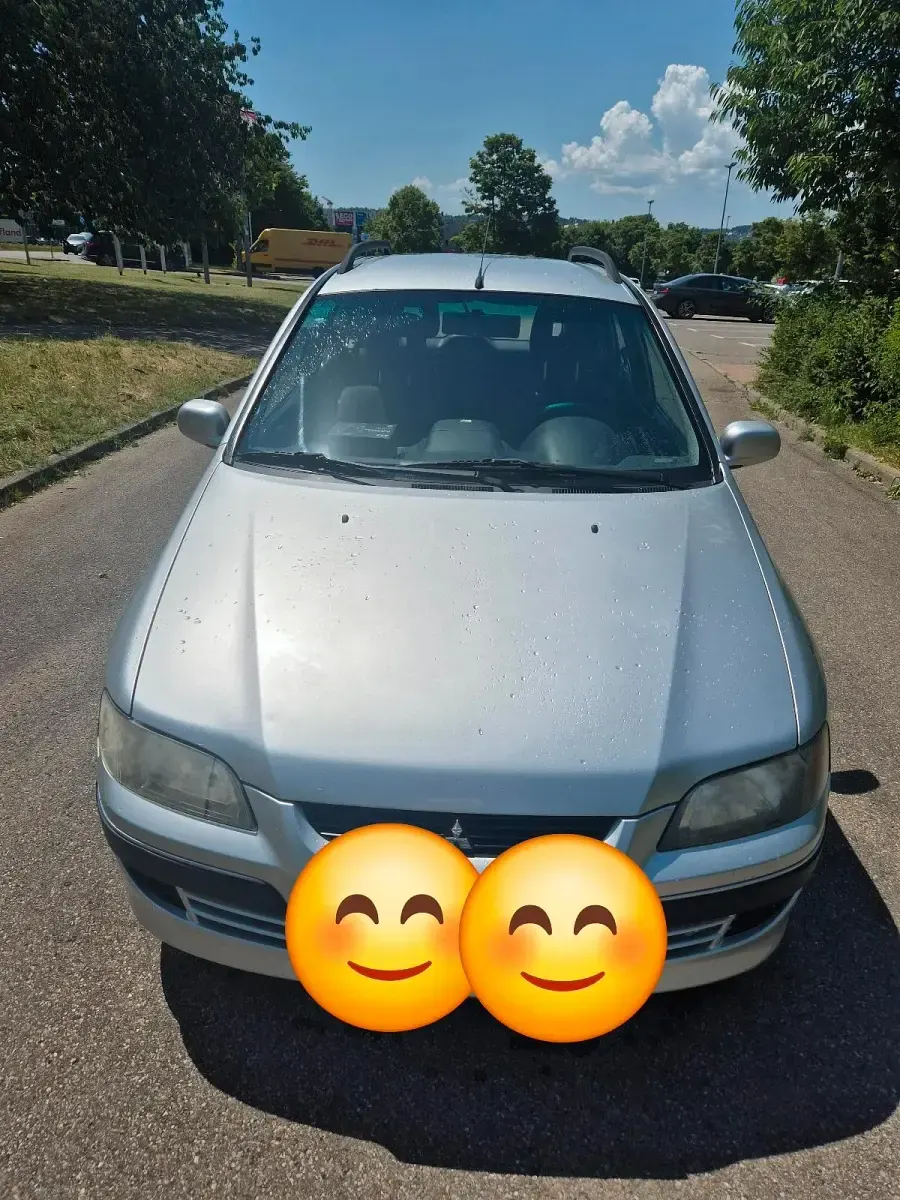 Gebraucht Mitsubishi Space Star 98 PS (72 kW) 2004 Silber Van / Kleinbus