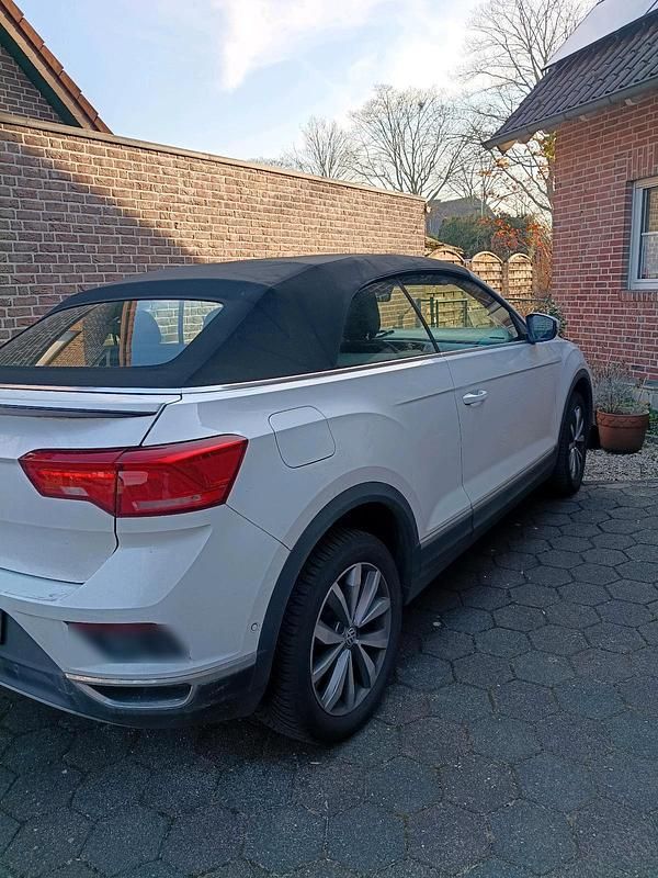 Gebraucht VW T-Roc Cabriolet Style 120 PS (88 kW) 2020 Weiß Cabrio