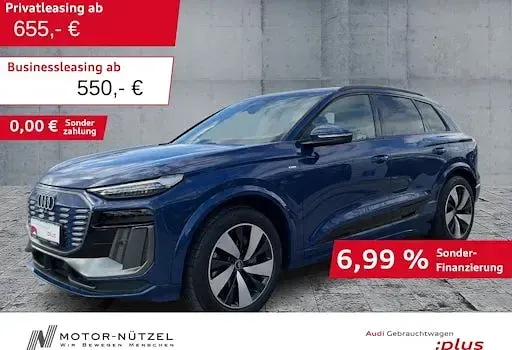 Używany Audi Q6 e-tron S-Line 285 kW (388 KM) 2024 Niebieski SUV