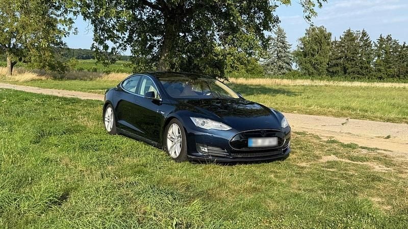 Gebraucht Tesla Model S 269 kW (367 PS) 2013 Blau Kleinwagen