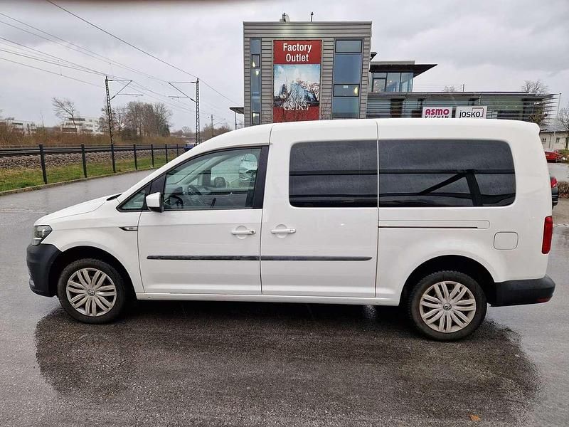 Gebraucht VW Caddy Maxi Trendline 150 PS (110 kW) 2019 Candyweiß Van / Kleinbus