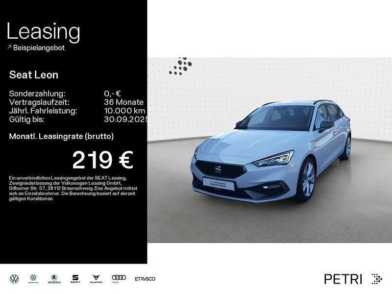 Nevada weiß metallic Gebraucht 2024 Seat Leon FR-Line Kombi | 25.930 € (Guter Preis) - Bild 1/4