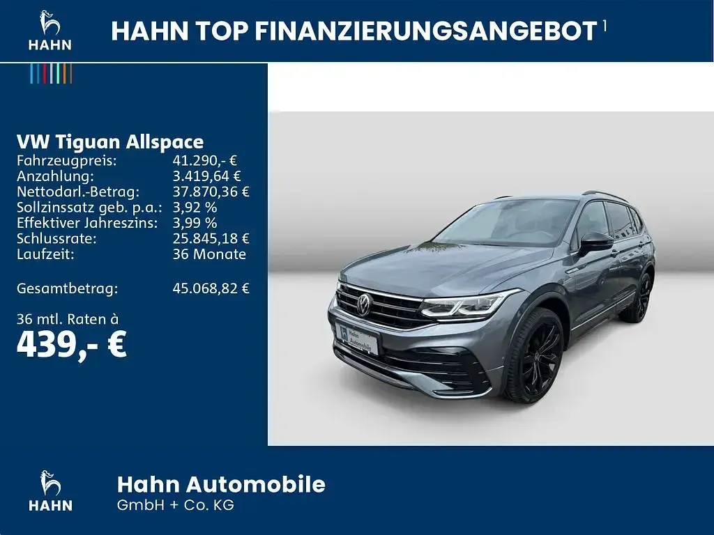 Gebraucht VW Tiguan Allspace Style 200 PS (147 kW) 2023 Platinum grey metallic SUV