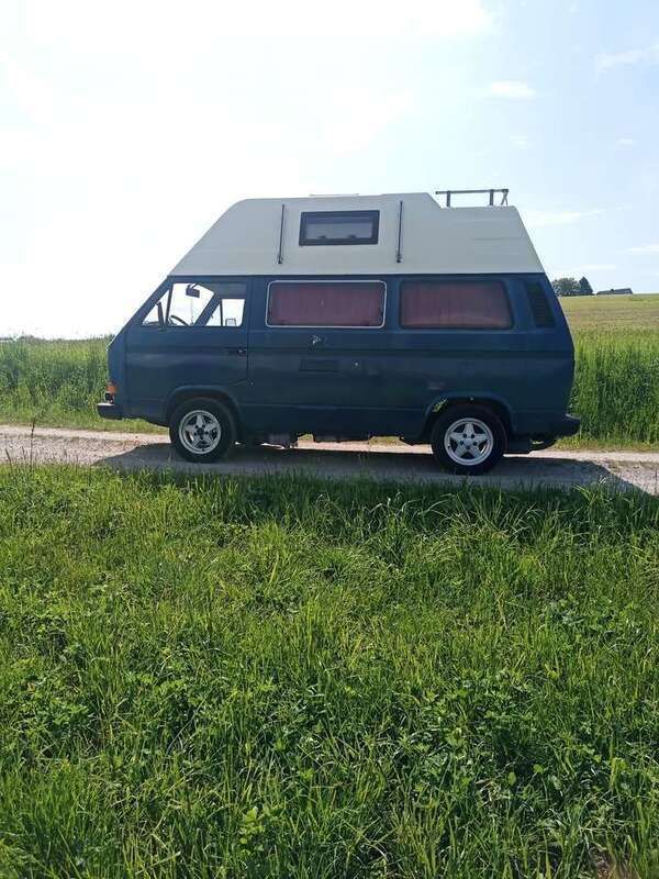 Blau Gebraucht 1987 VW T3 Van | 17.999 € - Bild 1/4