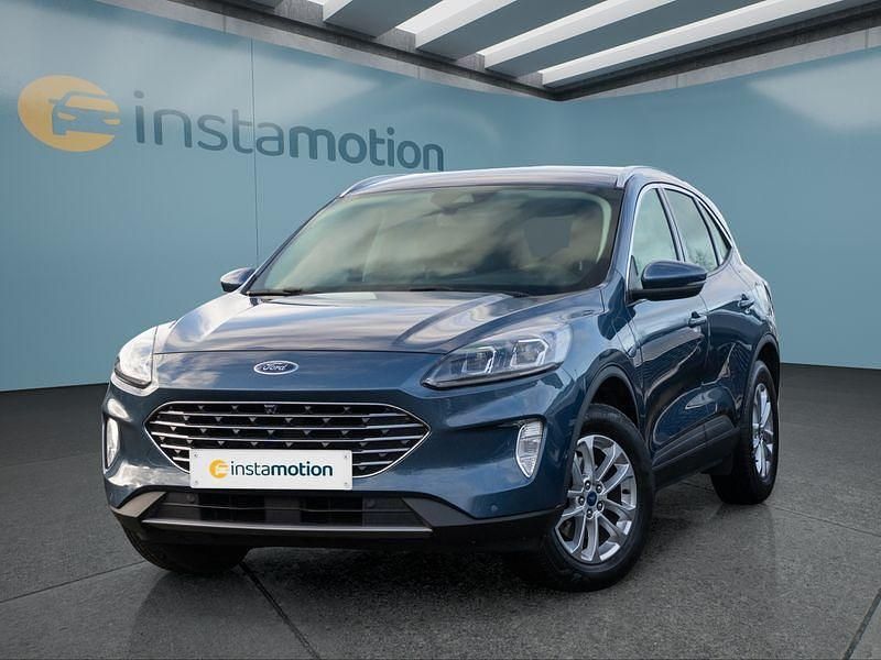 Blau Gebraucht 2021 Ford Kuga Titanium SUV | 24.349 € (Etwas zu teuer) - Bild 1/4