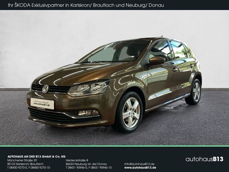 Toffeebraun metallic Gebraucht 2016 VW Polo Comfortline Limousine | 13.750 € (Fairer Preis) - Bild 1/4