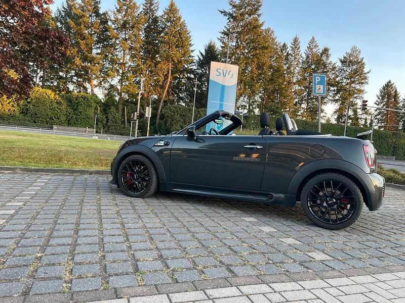 Schwarz Gebraucht 2013 Mini John Cooper Works Cabriolet Cabrio | 14.999 € - Bild 1/4
