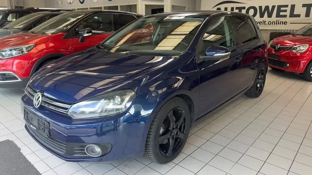 Gebraucht VW Golf VI Comfortline 122 PS (89 kW) 2009 Blau Kleinwagen