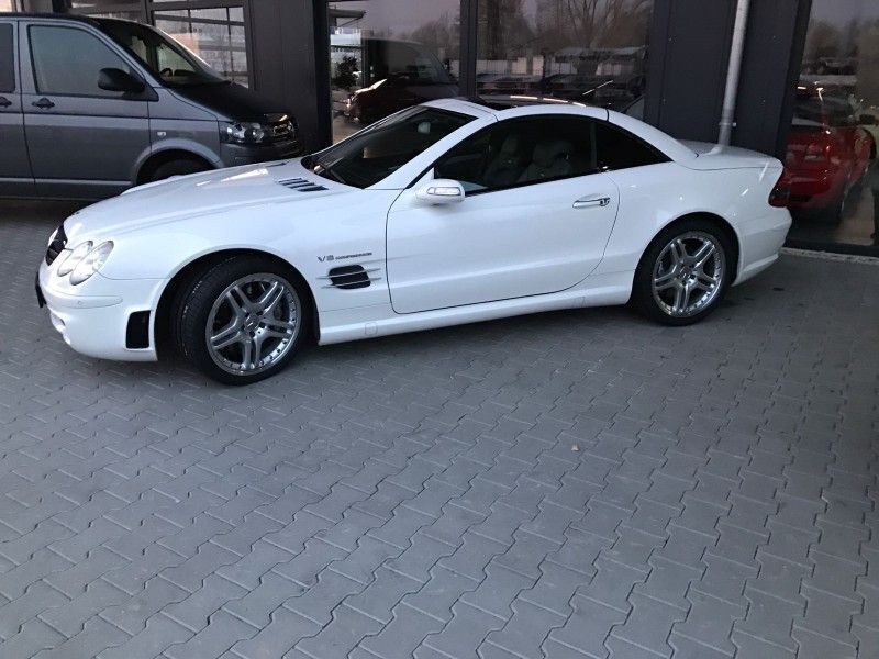 Weiß Gebraucht 2006 Mercedes SL55 AMG AMG Cabrio | 42.400 € (Superpreis) - Bild 1/4