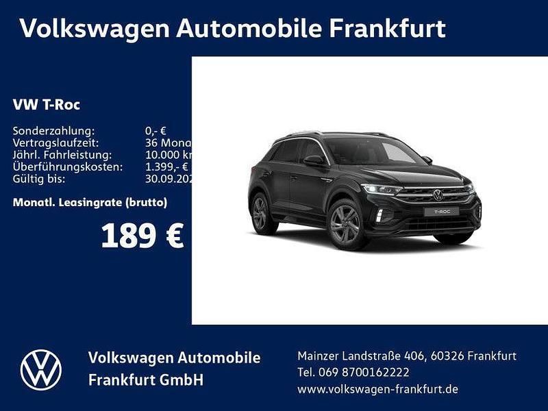 Schwarz Neu 2025 VW T-Roc R-line SUV | 32.490 € (Fairer Preis) - Bild 1/4