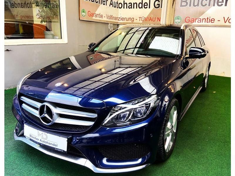 Blau Gebraucht 2015 Mercedes C220 AMG Kombi | 16.000 € (Fairer Preis) - Bild 1/4