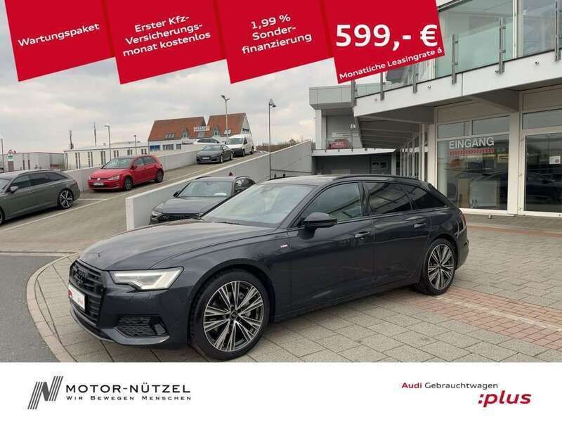 Manhattangrau metallic Gebraucht 2023 Audi A6 S-Line Kombi | 63.930 € - Bild 1/4