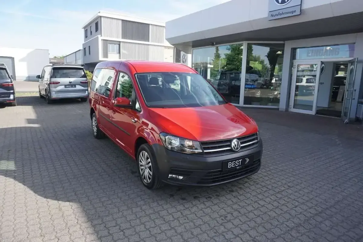 Gebraucht VW Caddy 150 PS (110 kW) 2020 Kirschrot Van / Kleinbus