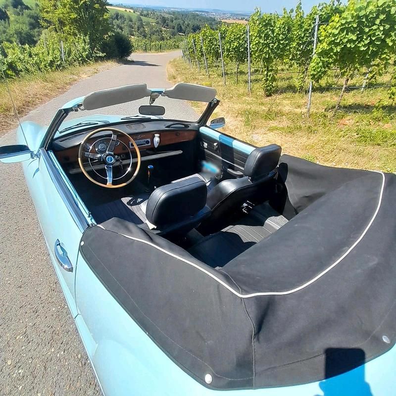 Gebraucht VW Type 3 Karmann 44 PS (32 kW) 1969 Blau Cabrio