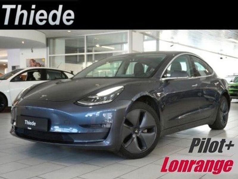 Grau metallic Gebraucht 2019 Tesla Model 3 Long Range AWD Limousine | 22.850 € (Guter Preis) - Bild 1/4