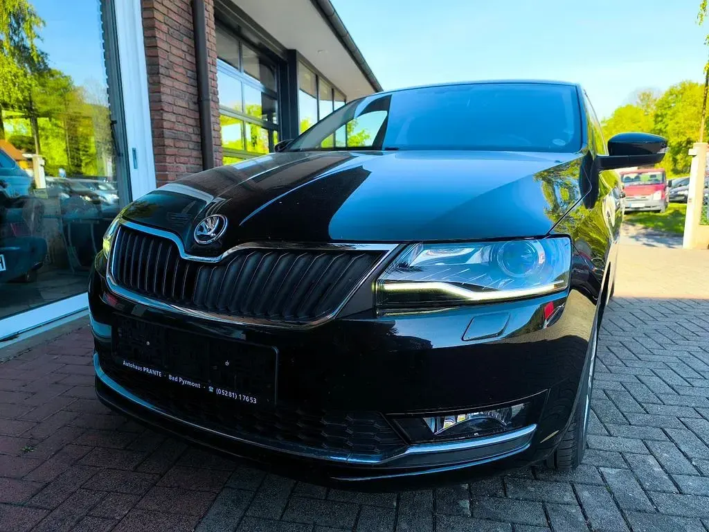 Gebraucht Skoda Rapid Style 95 PS (69 kW) 2019 Schwarz Kleinwagen