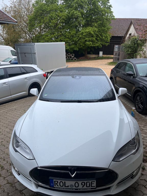 Gebraucht Tesla Model S 244 kW (332 PS) 2016 Weiß Kleinwagen