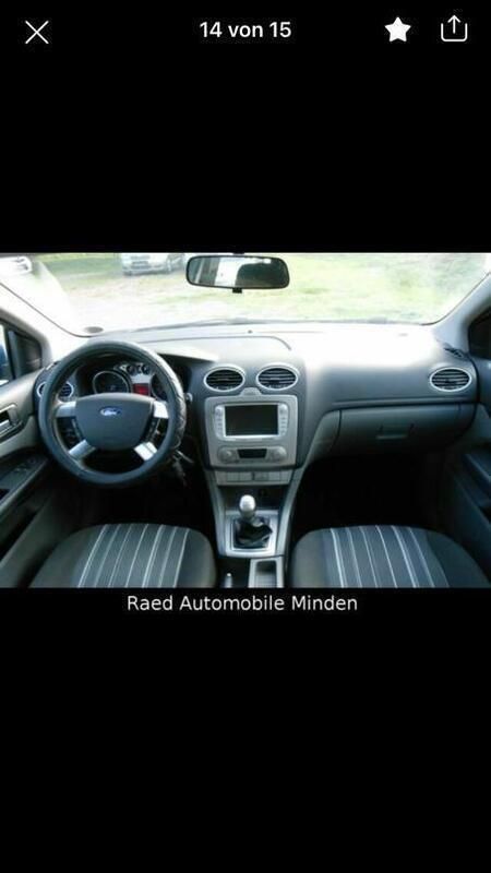 Blau Gebraucht 2008 Ford Focus Limousine | 1.400 € (Superpreis) - Bild 1/4