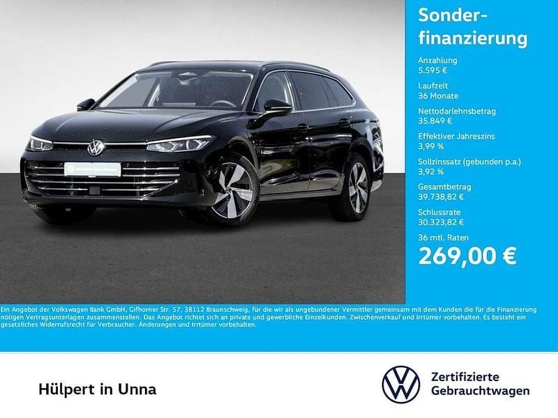 Schwarz Gebraucht 2024 VW Passat Elegance Kombi | 41.444 € (Guter Preis) - Bild 1/4