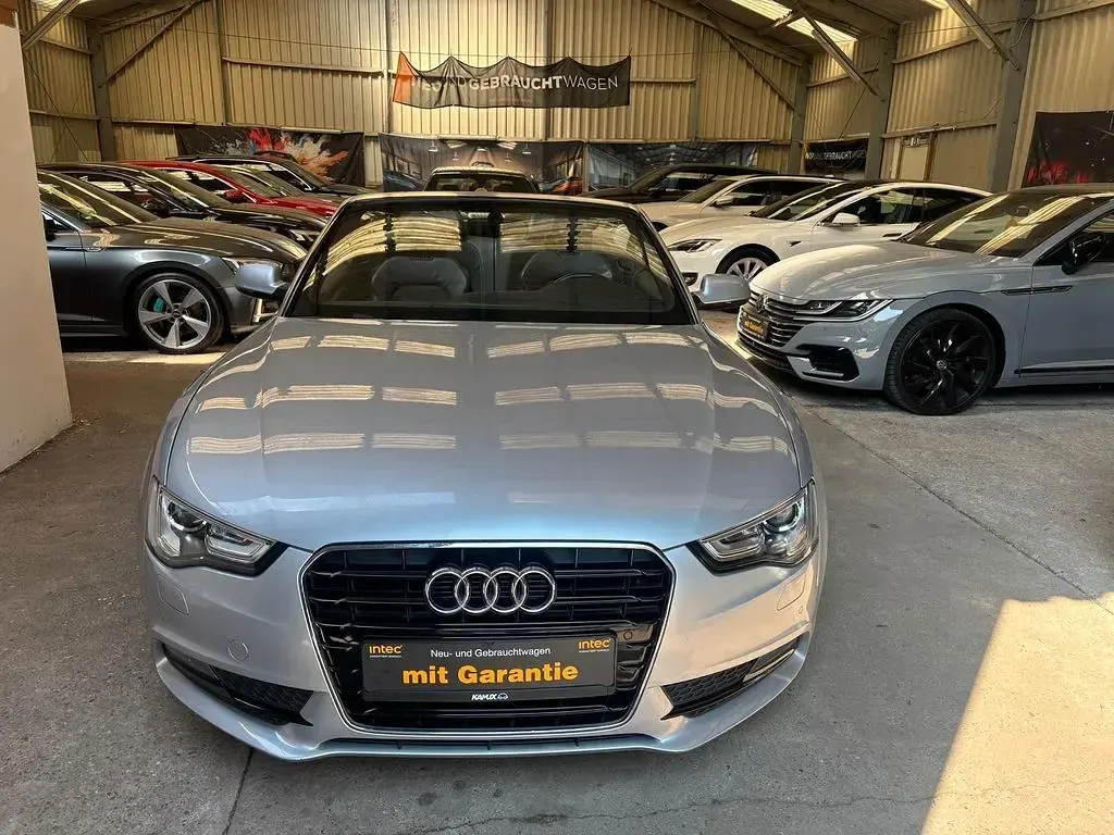 Usata Audi A5 Cabriolet S-Line 150 CV (110 kW) 2016 Argento Cabrio