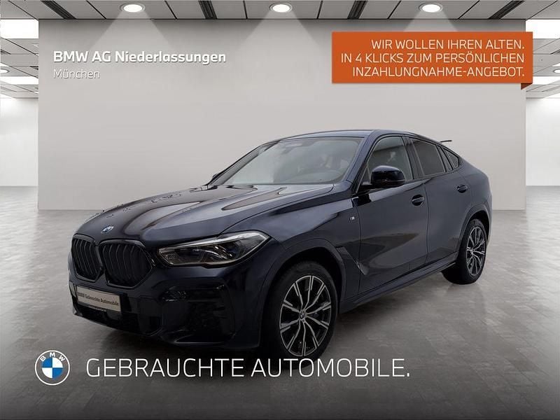 Blau Gebraucht 2022 BMW X6 M Sport SUV | 59.512 € (Superpreis) - Bild 1/4