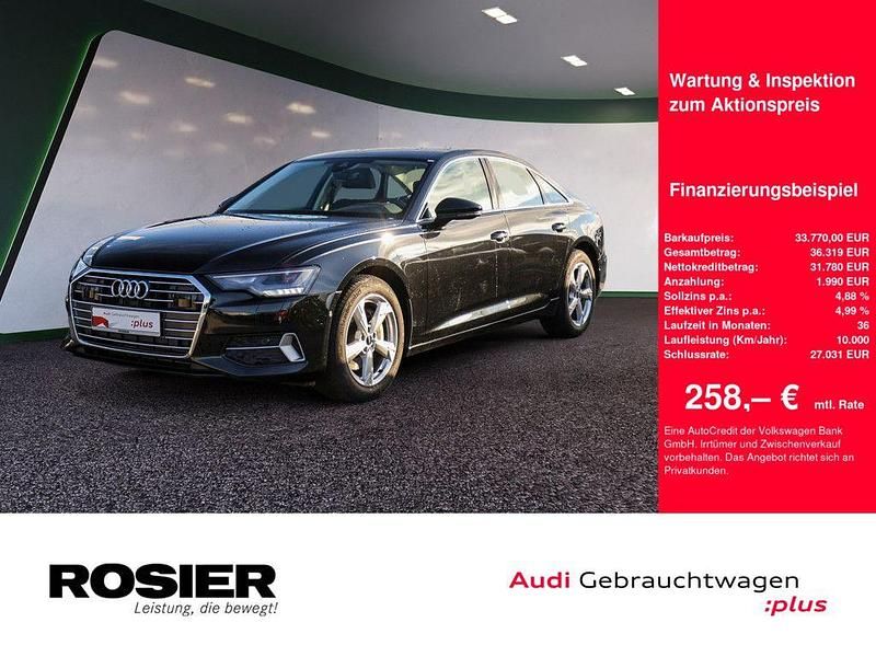 Schwarz / mythosschwarz Gebraucht 2023 Audi A6 Sport Limousine | 33.770 € - Bild 1/4