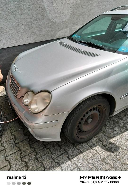 Gebraucht Mercedes C200 2005 Silber Kombi