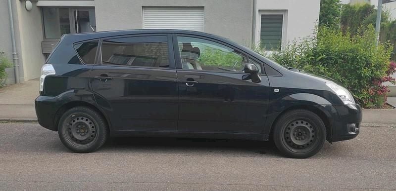 Gebraucht Toyota Corolla Verso 2008 Schwarz Van / Kleinbus