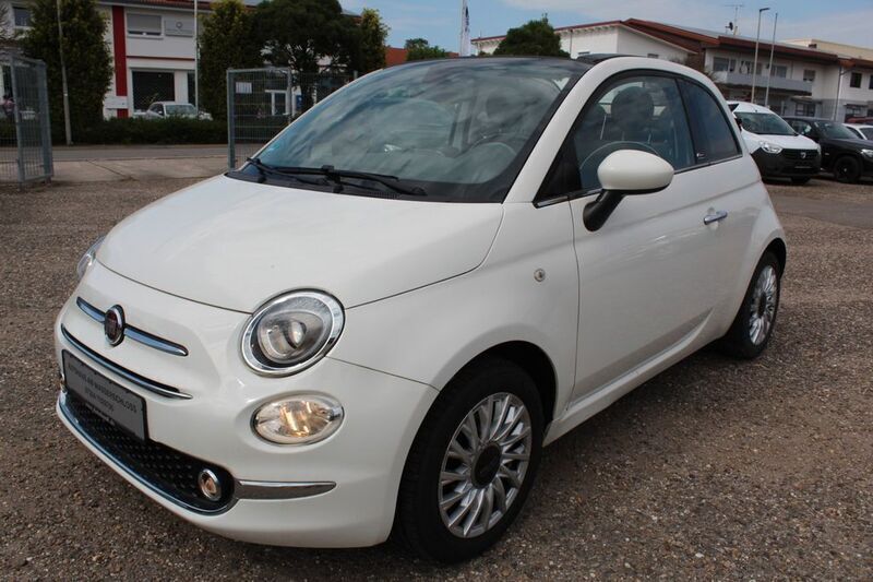 Weiß Gebraucht 2017 Fiat 500 Lounge Cabrio | 9.495 € (Fairer Preis) - Bild 1/4