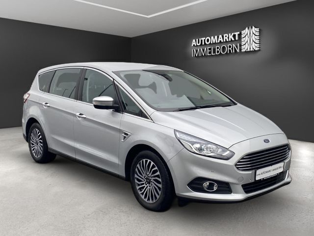 Silber Gebraucht 2019 Ford S-MAX Titanium Van / Kleinbus | 20.890 € (Superpreis) - Bild 1/4