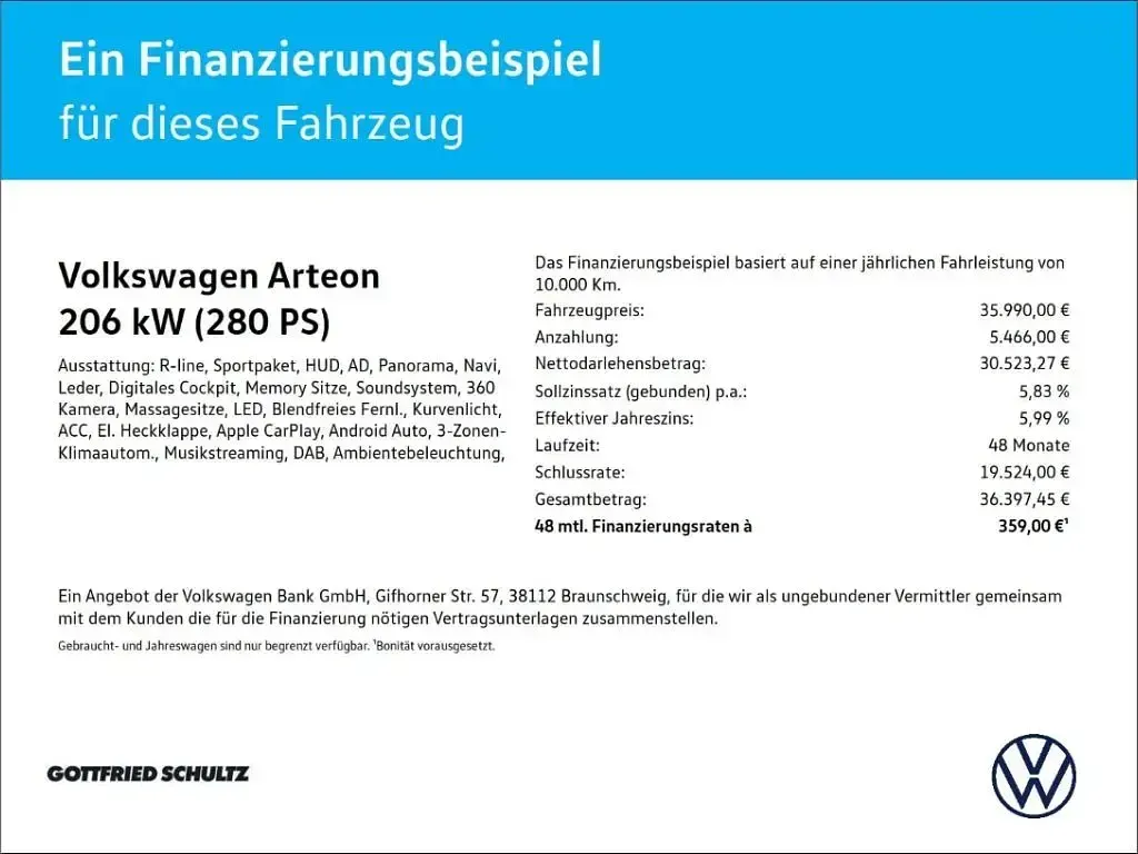 Brugt VW Arteon R-line 280 HK (205 kW) 2023 Sort Stationcar