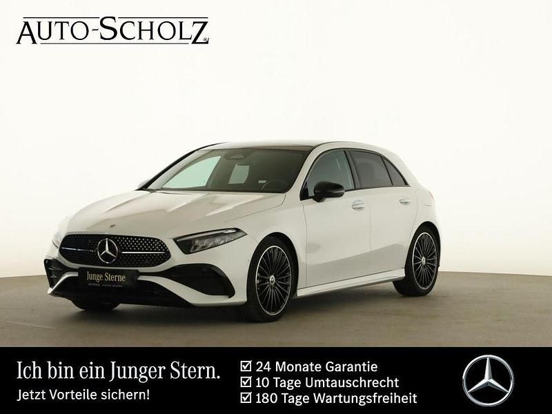 Weiß Gebraucht 2024 Mercedes A200 Premium Limousine | 31.328 € (Teuer) - Bild 1/4