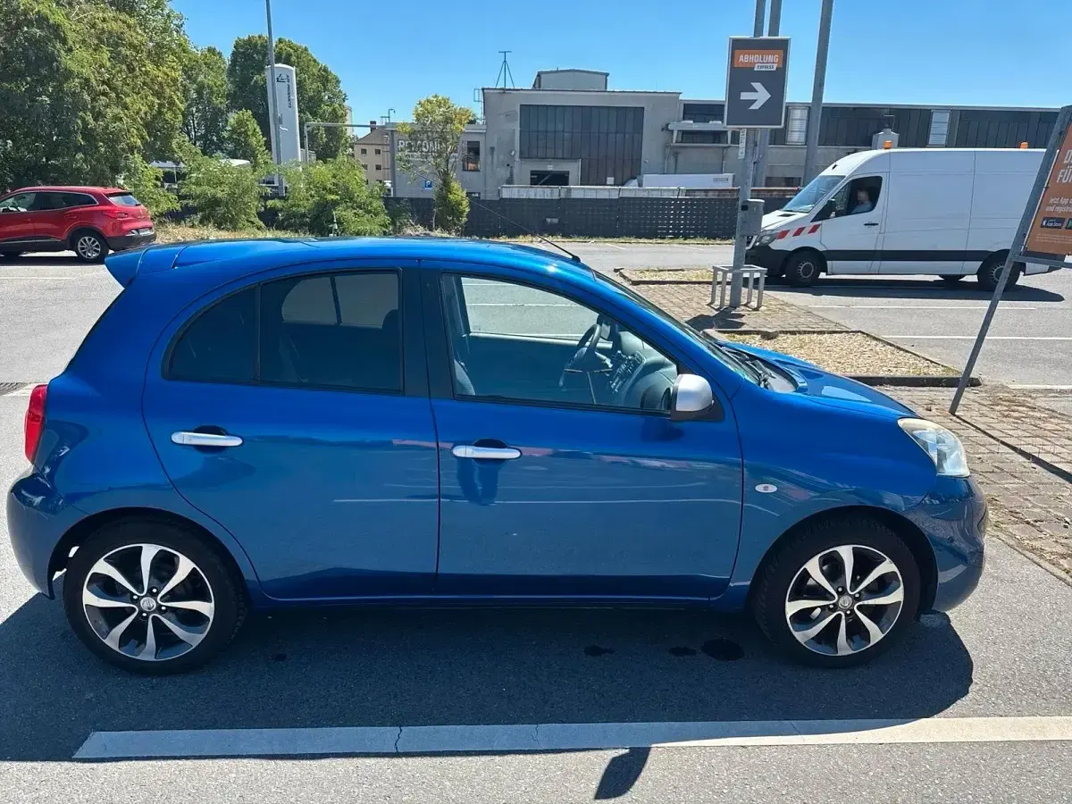 Gebraucht Nissan Micra 80 PS (58 kW) 2016 Blau Kleinwagen