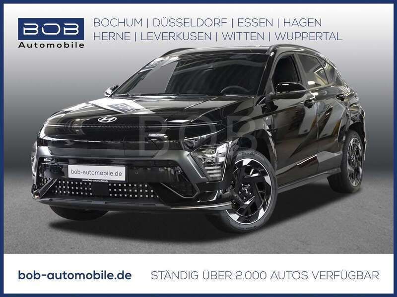 Abyss black (schwarz) Gebraucht 2024 Hyundai Kona N Line SUV | 36.999 € (Fairer Preis) - Bild 1/3