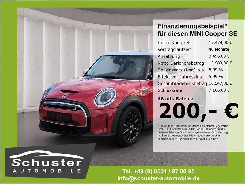 Rot Gebraucht 2022 Mini Cooper SE Kleinwagen | 17.479 € (Guter Preis) - Bild 1/4