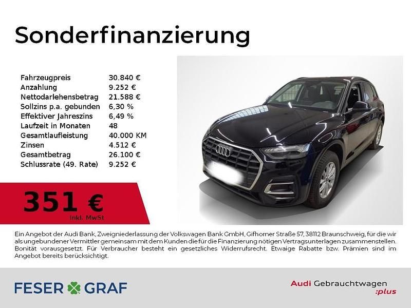 Gebraucht Audi Q5 Ambiente 204 PS (150 kW) 2022 Brillantschwarz SUV