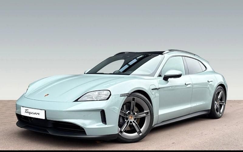 Grün Gebraucht 2025 Porsche Taycan Sport Turismo Limousine | 118.900 € - Bild 1/4